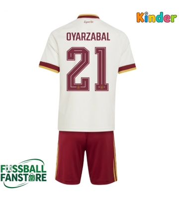 Spanien Mikel Oyarzabal #21 Replik Auswärtstrikot Kinder WM 2026 Kurzarm (+ Kurze Hosen)